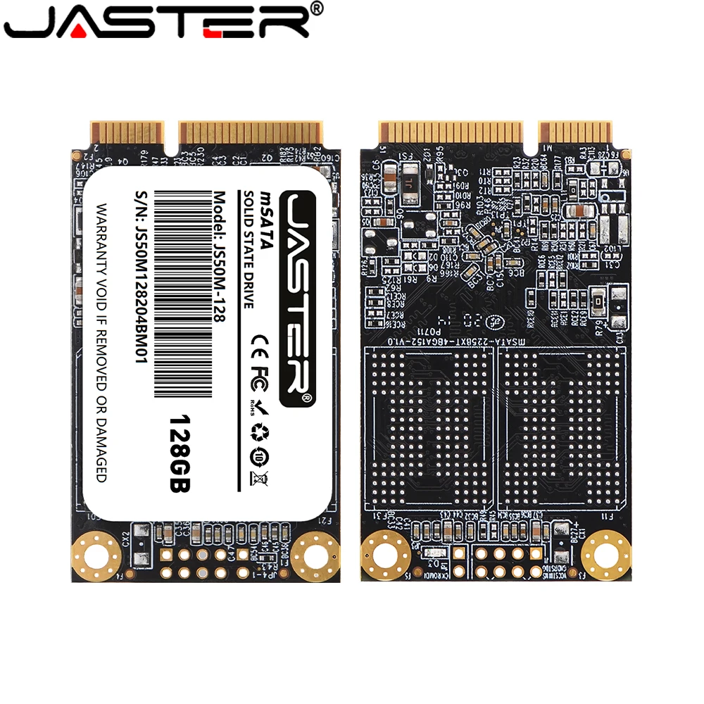 JASTER JS50M SSD mSATA твердотельный диск SATA III ssd 128 Гб 256 ГБ Внутренний жесткий для ноутбука