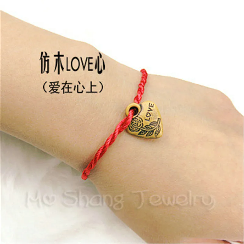 

Hotsale 2018 Fashion 12 styles Red Thread String Bracelet Lucky Rope Bracelet For Women Men Lover Couple Gift