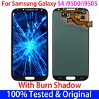 100% Оригинальный 6,4 ''S4 ЖК-дисплей для SAMSUNG Galaxy S4 i9500 i9505 дисплей сенсорный экран дигитайзер Замена с огонькой тени