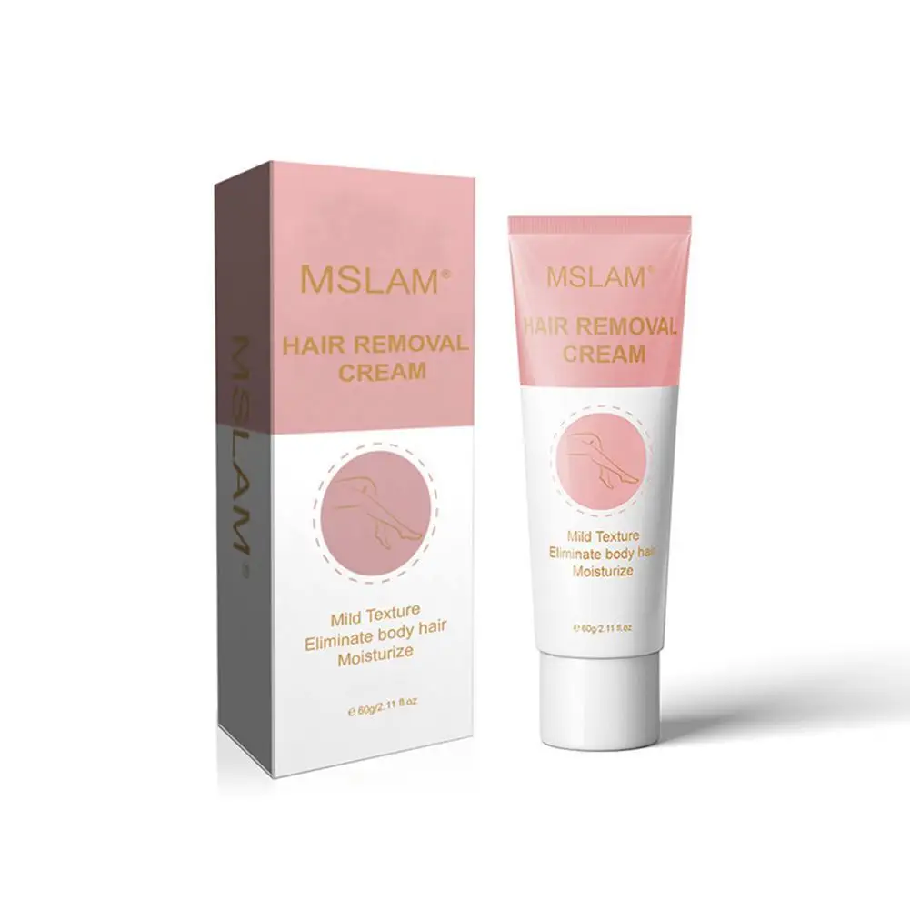 

60ml Permanent Hair Removal Cream Beard Bikini Intimate Legs Body Armpit Painless Hair Removal Inhibitor Cream Unisex