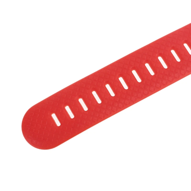 Цветной ремешок на запястье сменный силиконовый спортивный для наручных часов 116