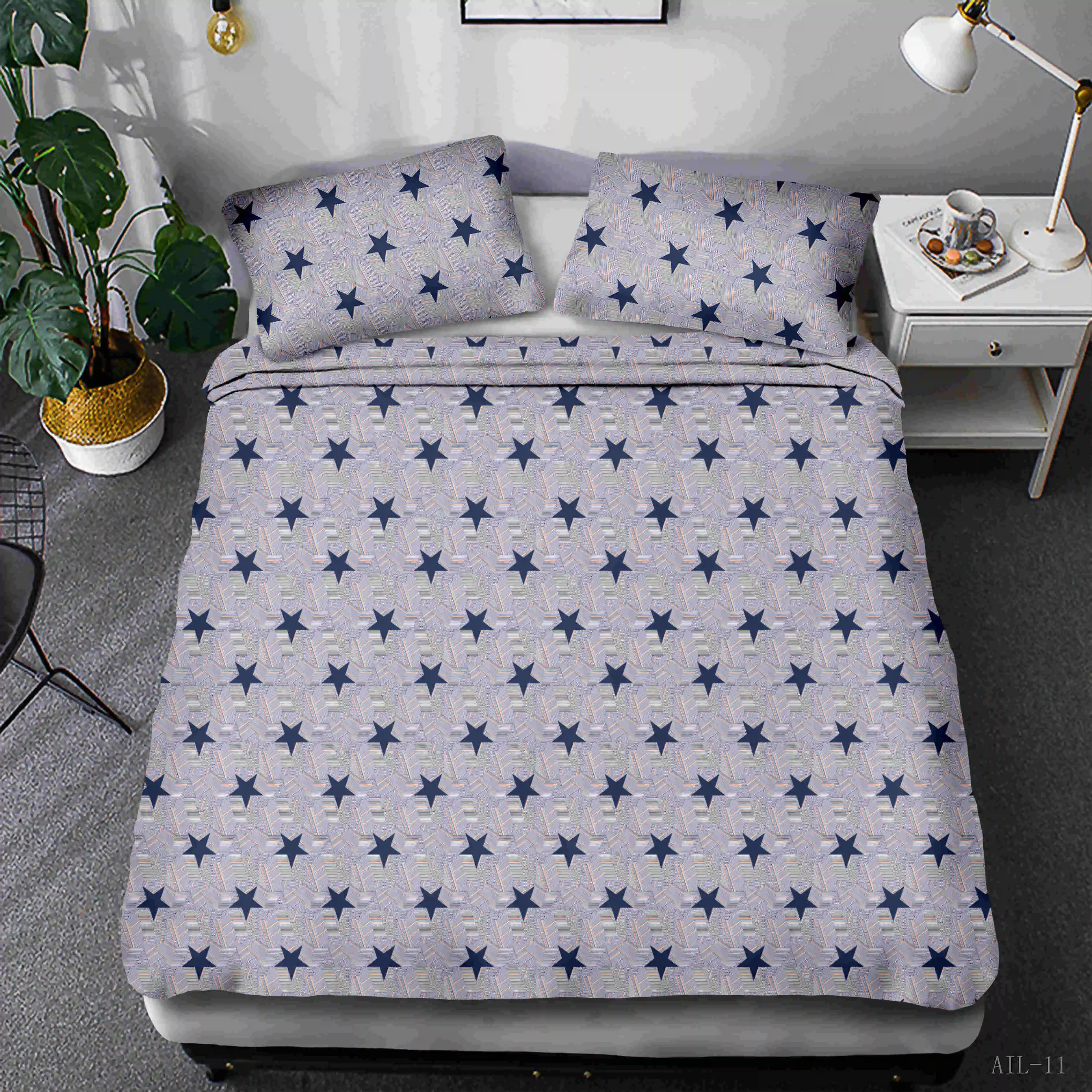 

Cartoon Owls Printed 2/3Pcs Duvet Cover & Pillow Case Set Single Twin Full Queen Size Bedding Sets for kids