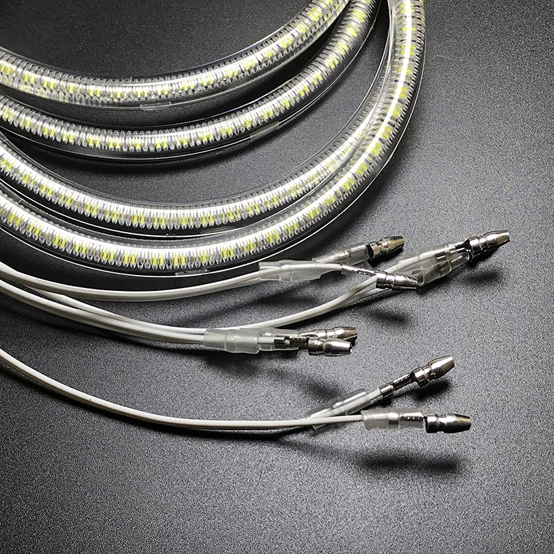 HochiTech Super bright White color light SMD LED Angel eyes for BMW E30 E32 E34 1984-1990 Car Styling Daytime Running Light | Автомобили и