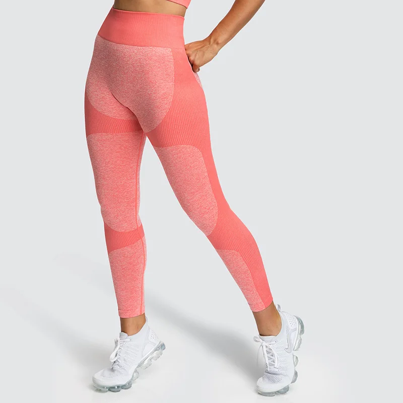 

Seamless Women Yoga Leggings High Waist Slim Tights Pants for Pilates Fitness Gym Training Sports Bodybuilding Running Jogging