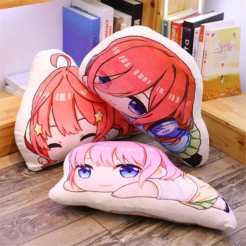 45 см аниме Go-touбулл no Hanayome The quintessence Quintuplets Nakano Ichika Miku Cos плюшевая кукольная Подушка