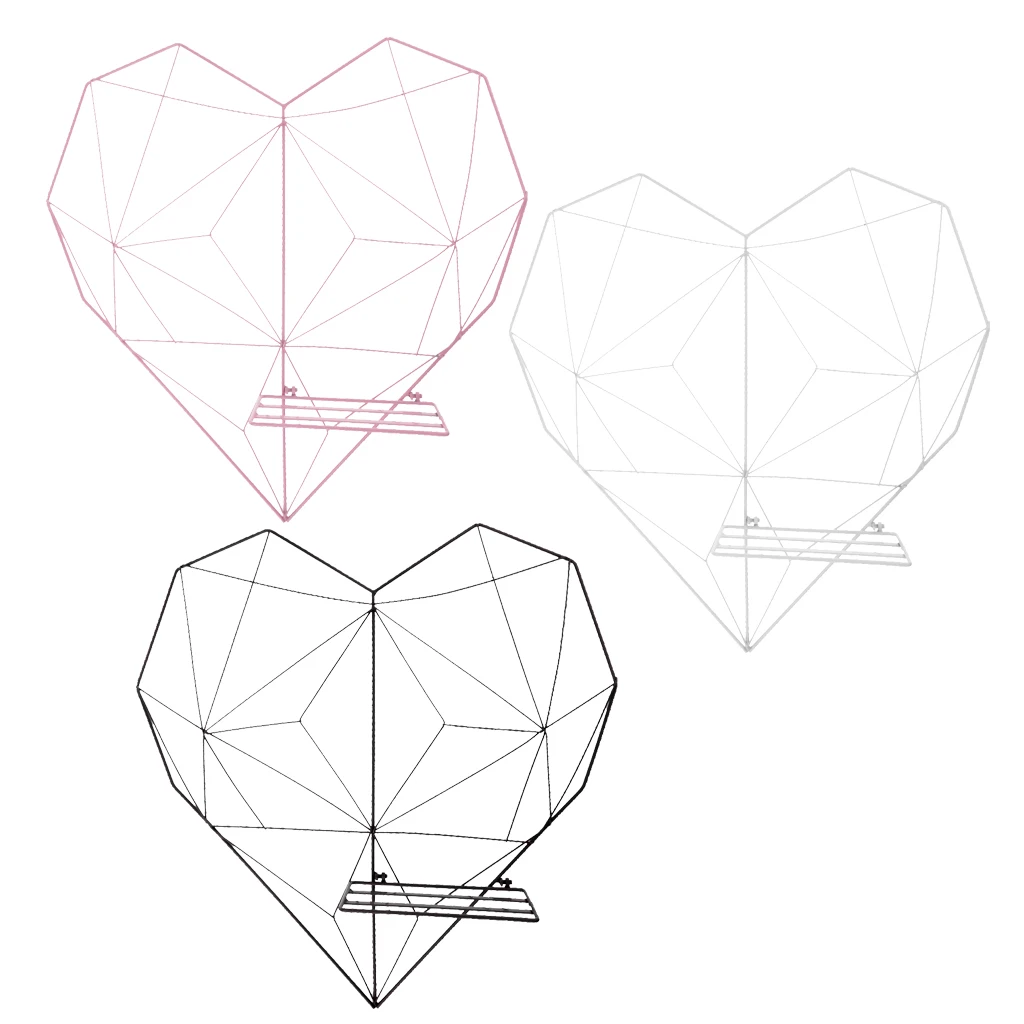 Металлическая сетка с сердечками для украшения комнаты сделай сам фото