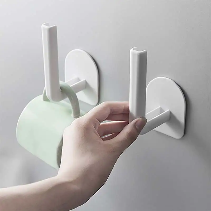 

2pcs Toilet Paper Holder Hole-Free Paper Holder Tissue Rack Wall-Mounted Shelf bathroom kitchen Roll Paper Storage Organizing