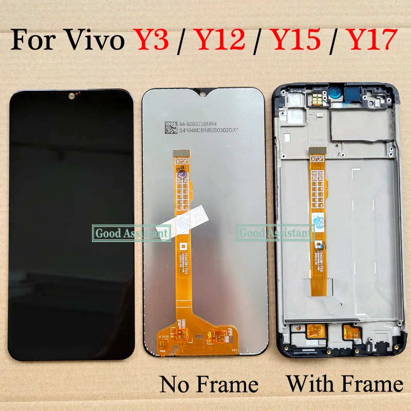 Черный 6 35 дюймов для BBK Vivo Y3 / Y12 Y15 Y17 ЖК дисплей кодирующий преобразователь