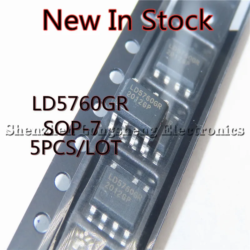 10 шт./лот LD5760GR LD5760AGR LD5760 5760 SOP-7 SMD LCD чип управления питанием, новый оригинал