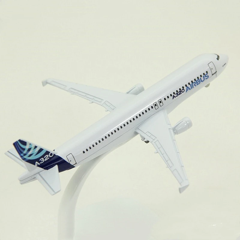 Модель самолета Airbus A320 16 см масштаб 1:400 литой металлический | Игрушки и хобби