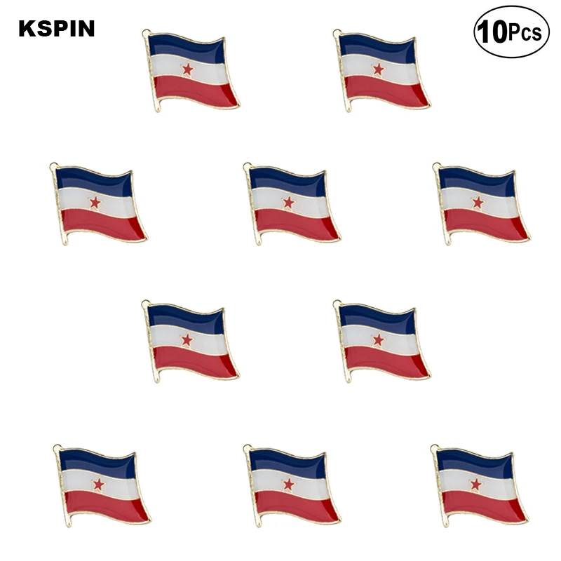 10 шт./партия булавки в виде флага Нигерии |