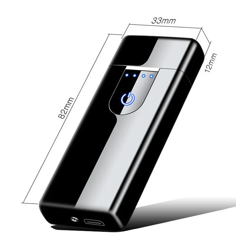 Новинка креативная плазменная зажигалка с сенсорным выключателем USB зарядкой
