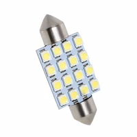 factory direct selling bright double pointed 42mm 1210 16smd automobile led reading lamp interior lamp license plate lamp