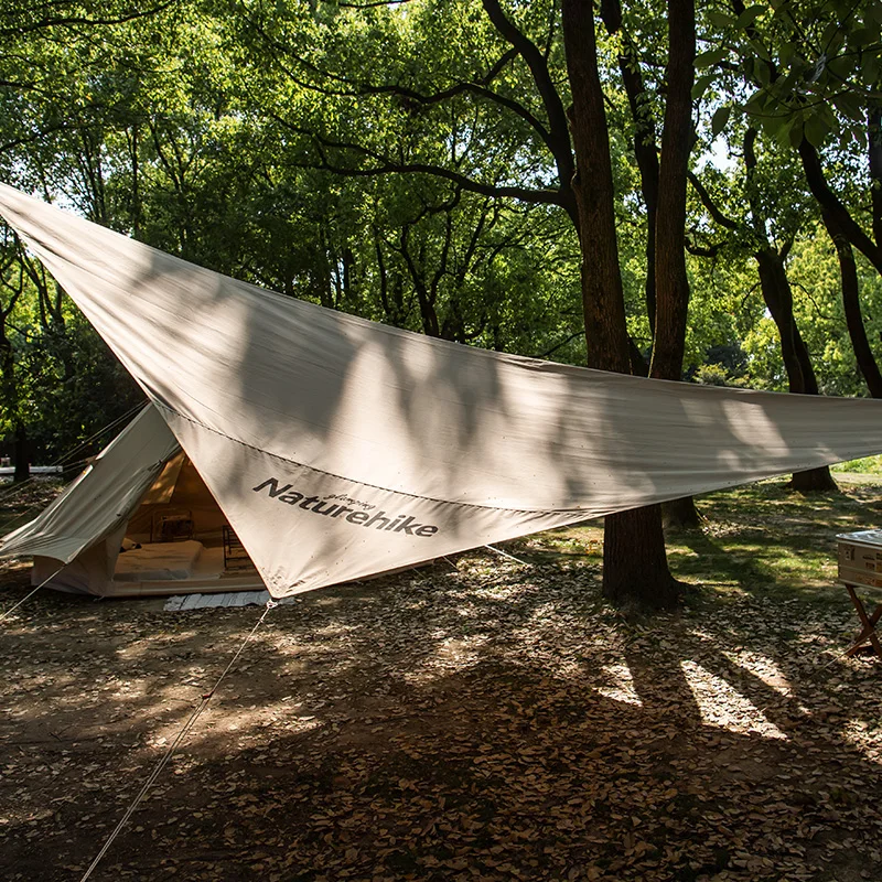 Naturehike на открытом воздухе Ultra светильник Кемпинг хлопчатобумажной ткани навес 3-4