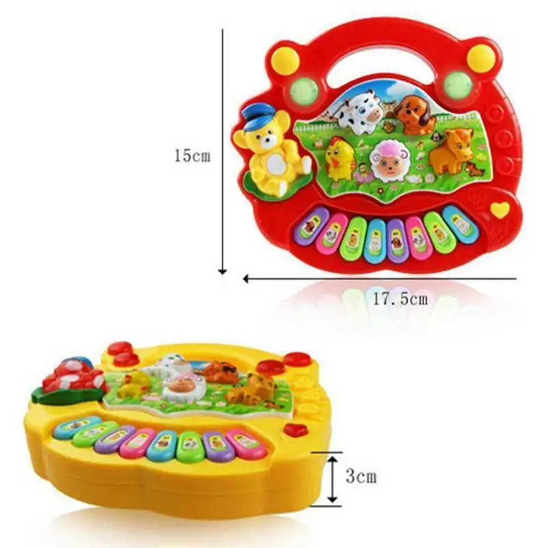 

Music pc Children's animal farm piano music toy educational electronic organ baby playing instrument recognition ability
