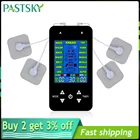 Устройство для массажа тела EMS TENS, устройство для стимуляции мышц, импульсный массажер, кресло-массажер для спины, шеи, снятия боли в мышцах