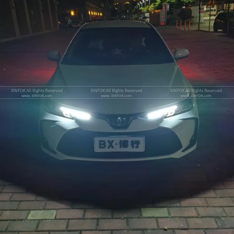 2 шт. автомобиля DRL светодиодный Водонепроницаемый Габаритные огни DC 12V Белый