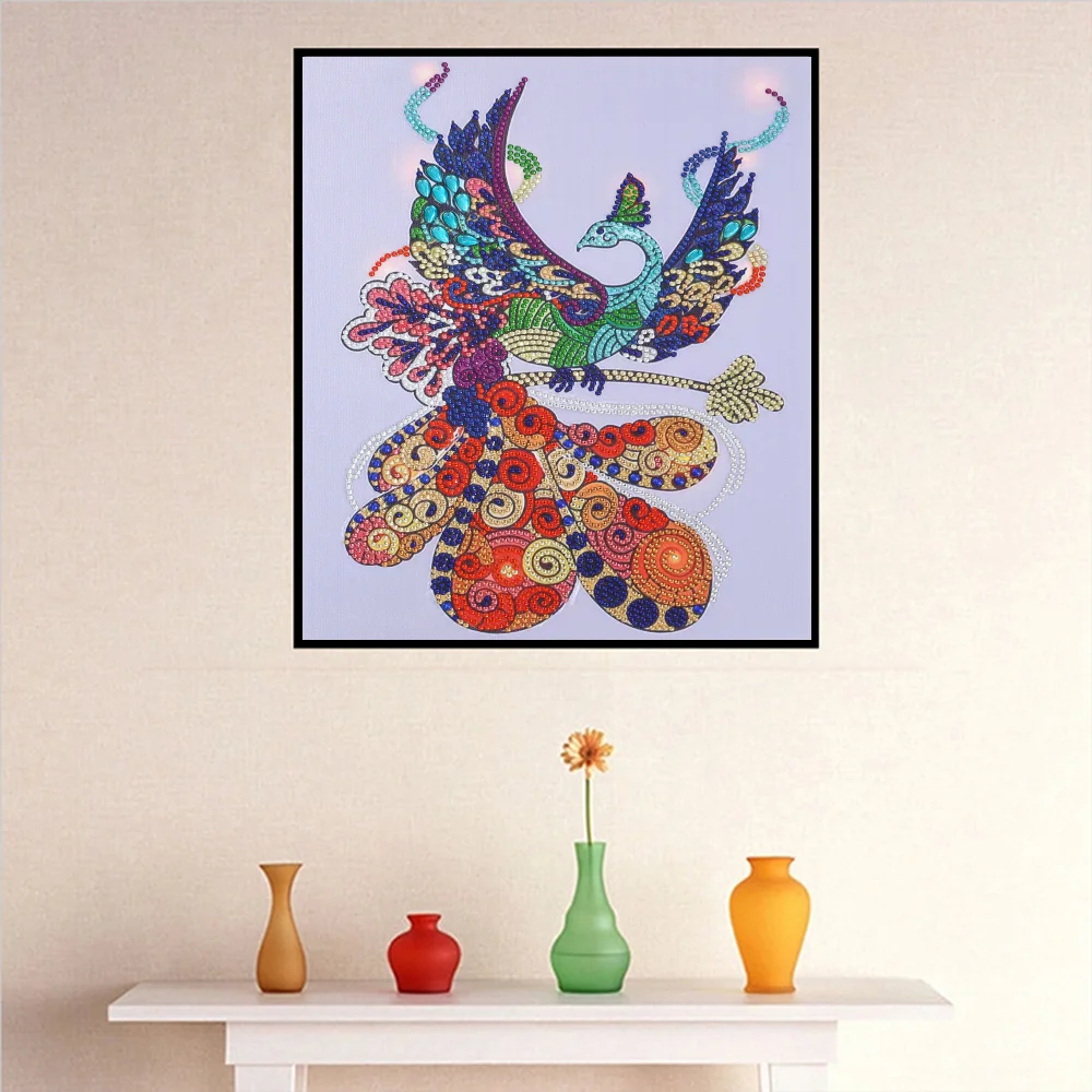 

Алмазная вышивка Стразы в виде павлина, животных