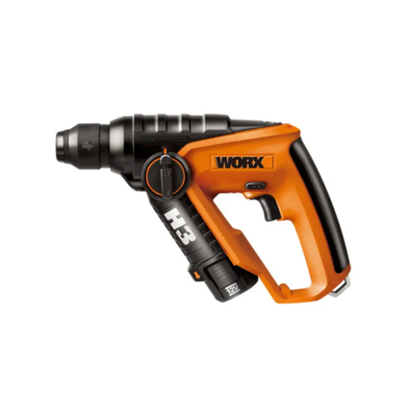 

WX382 Multi-function electric hammer Light charging electric hammer impact drill tools with forward and reverse button 12V 1PC