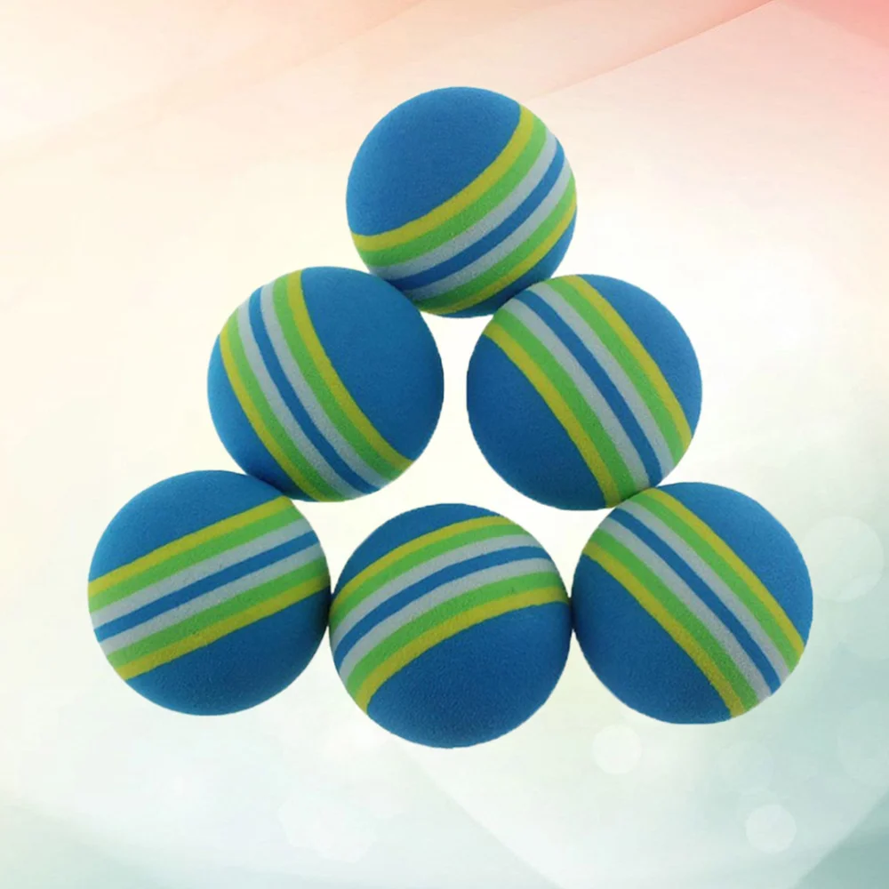 

8pcs 42mm Rainbow EVA Practice Indoor Training Aid Training (Colorful)