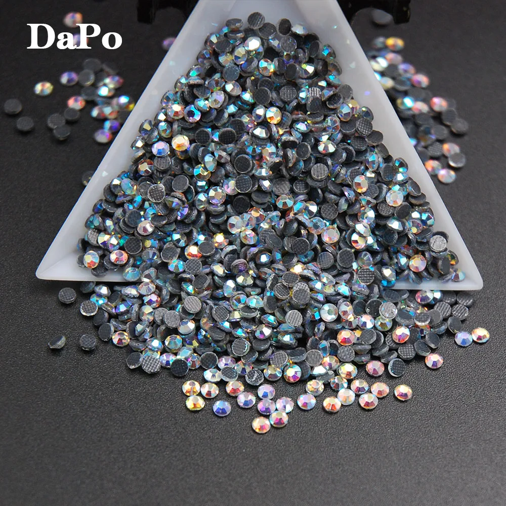 Низкая цена Супер Блестящие Стразы DMC с горячей фиксацией SS6 1440 блестящие стразы AB