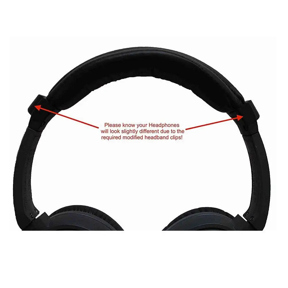 Replacement Headband Ear Cushion Pad Protector DIY Installation for Bose QuietComfort Quiet Comfort QC 15 2 QC15 QC2 Headphones |