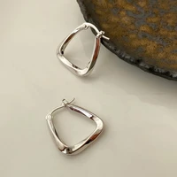simple alloy hoop earrings for women jewelry personality gift