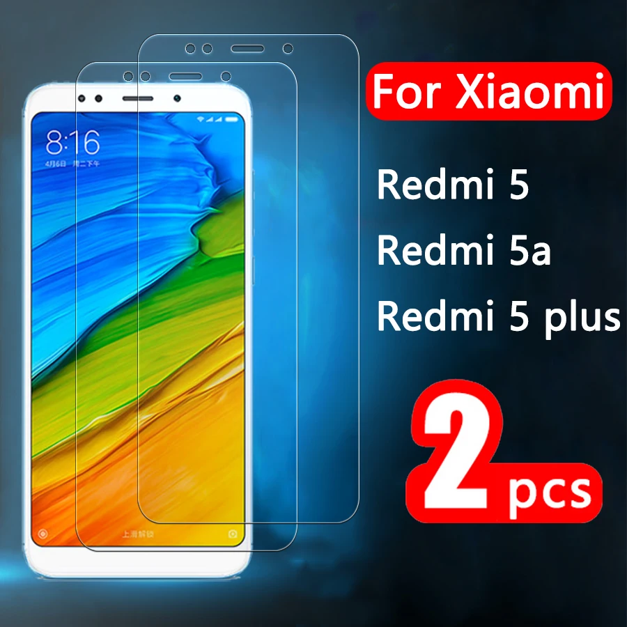 2 шт Защитное стекло для Xiaomi Redmi Note 5 plus 5a Защитная пленка экрана ksiomi a a5 note5
