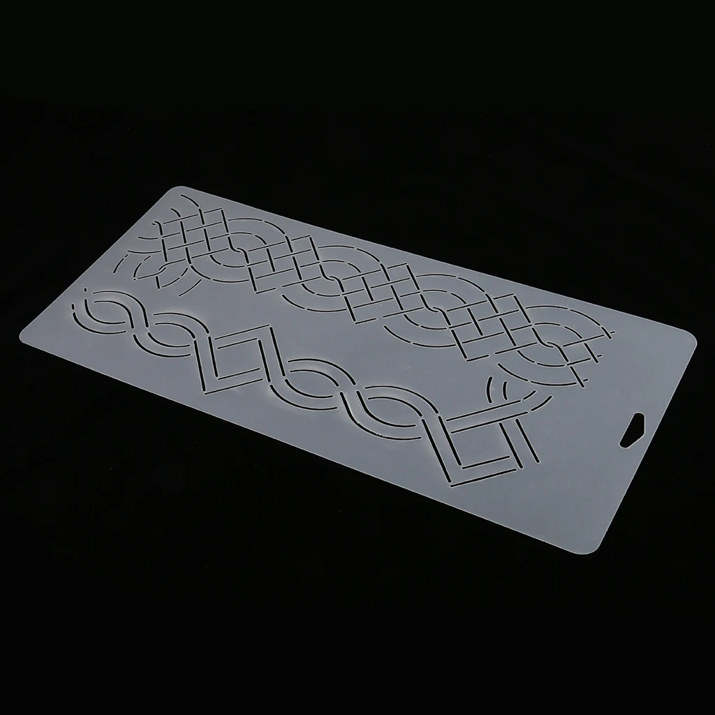 Пластиковый трафарет для рисования квилтинга вышивки лоскутного шитья одеяла