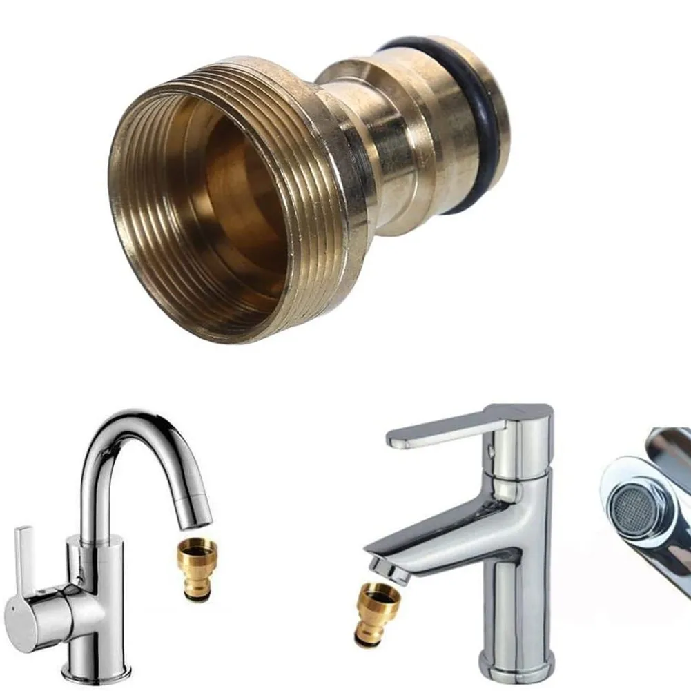 

4pc Brass Thread Quick Connector Garden Irrigation Connector Faucet Nozzle Adapter Water Gun Joints