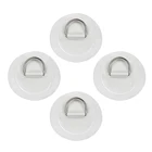 4 шт., надувная лодка, байдарка, 5 см, D-образное кольцо из нержавеющей стали и ПВХ-Патч-накладка, основание, пристегнутое на доску для серфинга, лодки, плота для соединения веревки сиденья