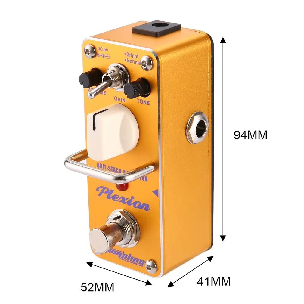 

APN-3 Plexion Brit-stack Sound Effect Pedal Mini Electric Guitar Equalizer Digital True Bypass Simulator Guitar Parts