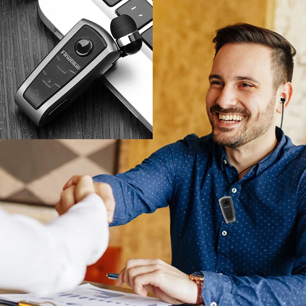 Fineblue F910 Беспроводные Bluetooth 4 0 + EDR стерео наушники с зажимом мини портативная