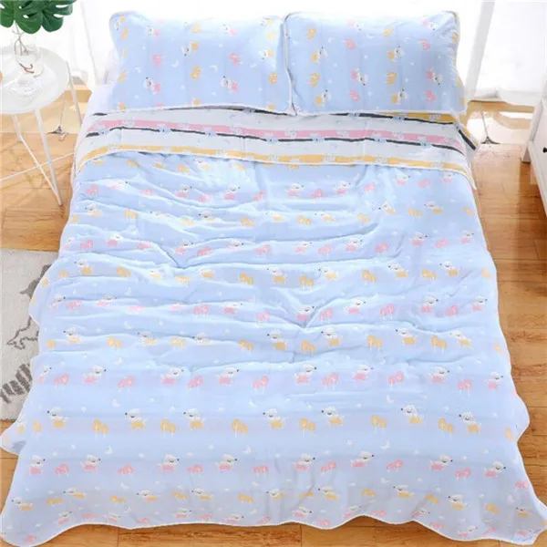 Бургундия 6 слоев хлопка спальное одеяло Летний спальный постельное белье одеяло хлопок муслин покрывало шерпа одеяло 150*200 см - Цвет: Бургундия