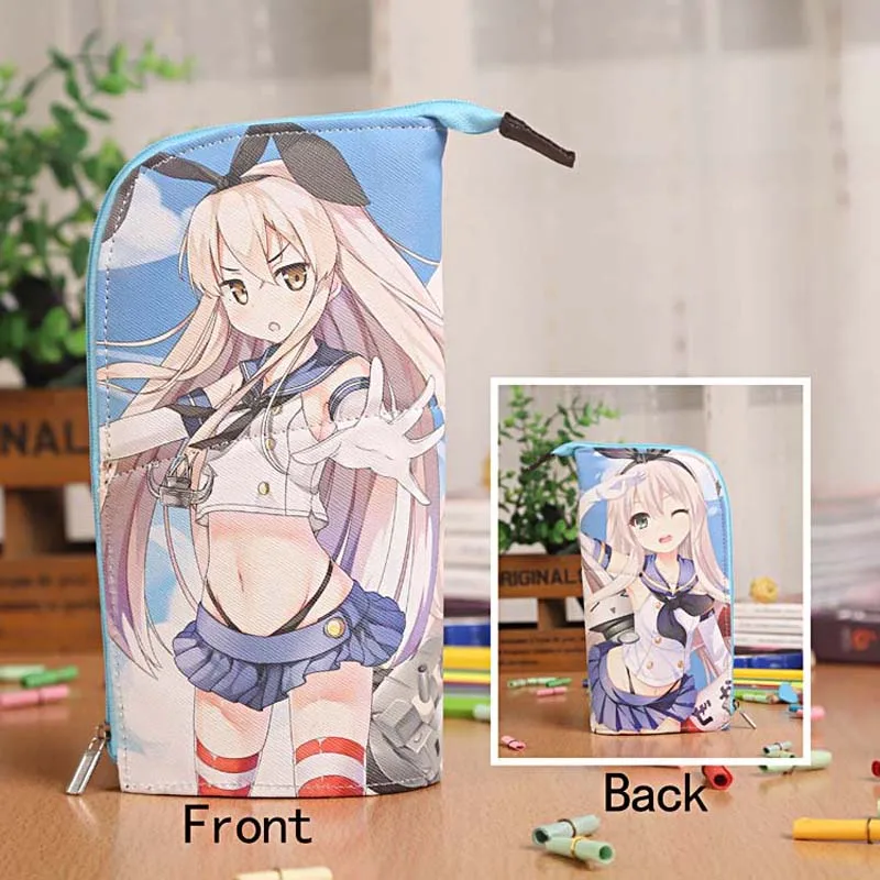 Аниме Kantai коллекция Shimakaze водонепроницаемый PU канцелярский