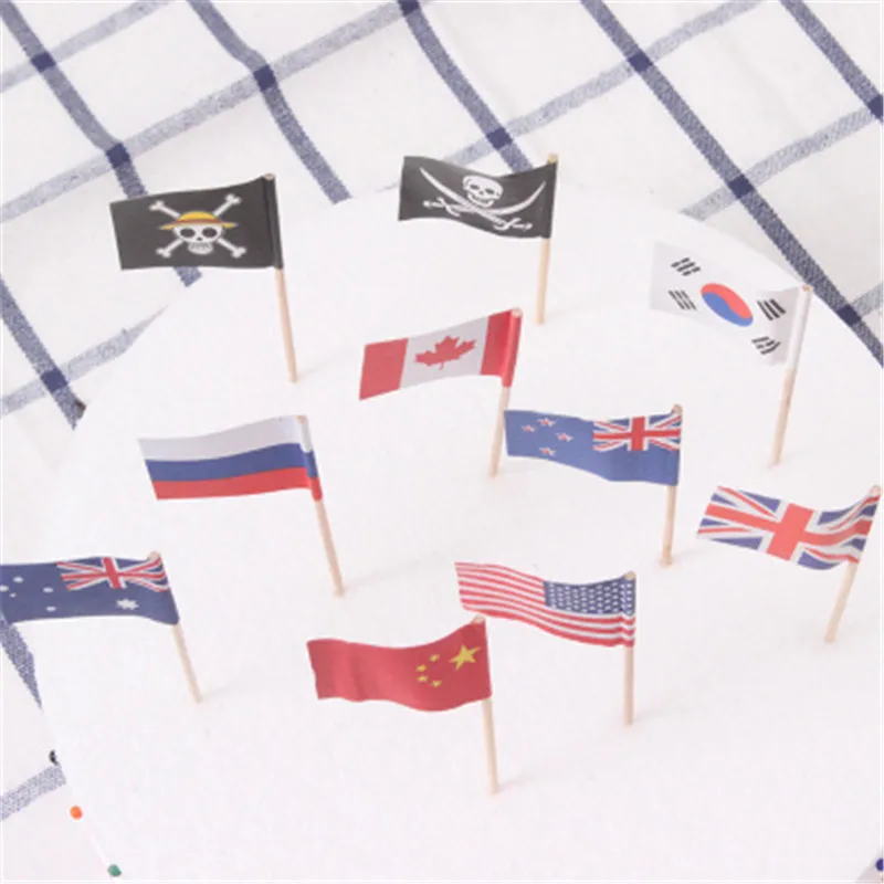 10 шт. Флаг маленький флаг торт ко дню рождения вставки День карты ювелирные