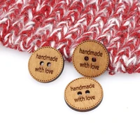 custom wooden buttons knitted and crocheted items buttons custom design wooden personalized name mk3212