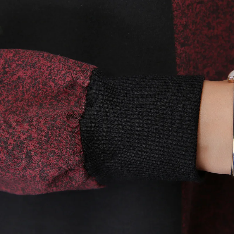 

2020 Winter Autumn Dress Women Long Sleeve Knee-length Casual Loose Vintage Print Shirt Elegant Ladies Dresses Plus Size