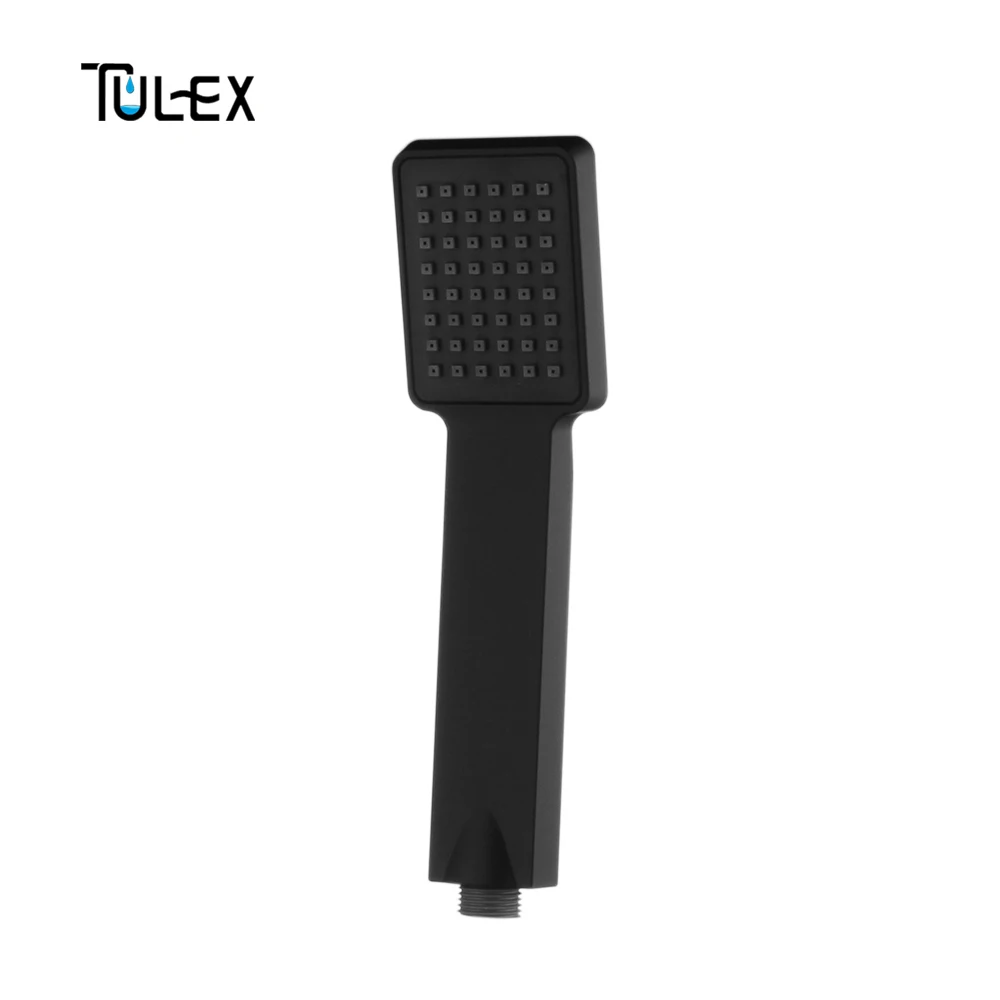 Tulex Насадки для душа оптом и в розницу ABS Пластик Ванная комната опрыскиватель экономии воды черный ручной Handshower один Функция насадка для душа лейка для душа душ