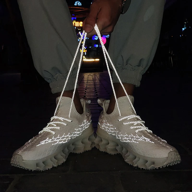 

Breathable Sneakers Street Wear Shoes Summer Breathable Men Comfortable Casual Work Men's Mesh Running 2020 Blade Sneakers