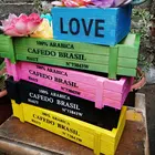 Прекрасный деревянный цветочный горшок, комнатный папоротник, держатели для суккулентов, блюдца, настольный горшок для бонсай, деревянные кашпо для цветов