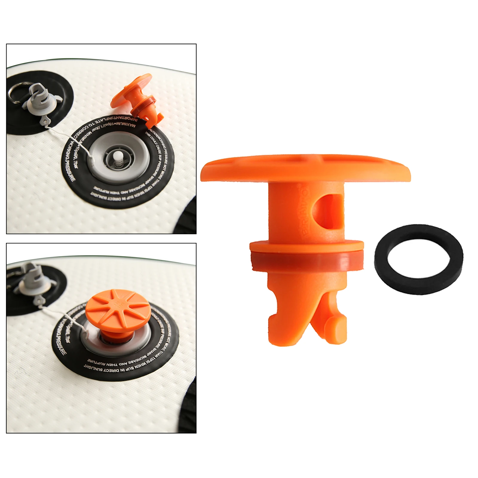 

Inflatable Paddle Board Valve Fast Deflation Surfboard Air Release Plastic Deflate Valve for Inflated Surfboard Surfing Board