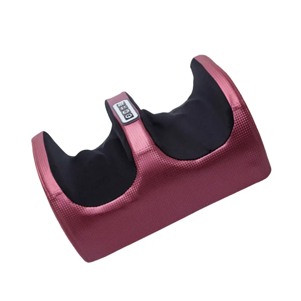 

Multi-function Foot Massager Kneading Warm Therapy Equipment for Home Office Men with Plug (Claret)