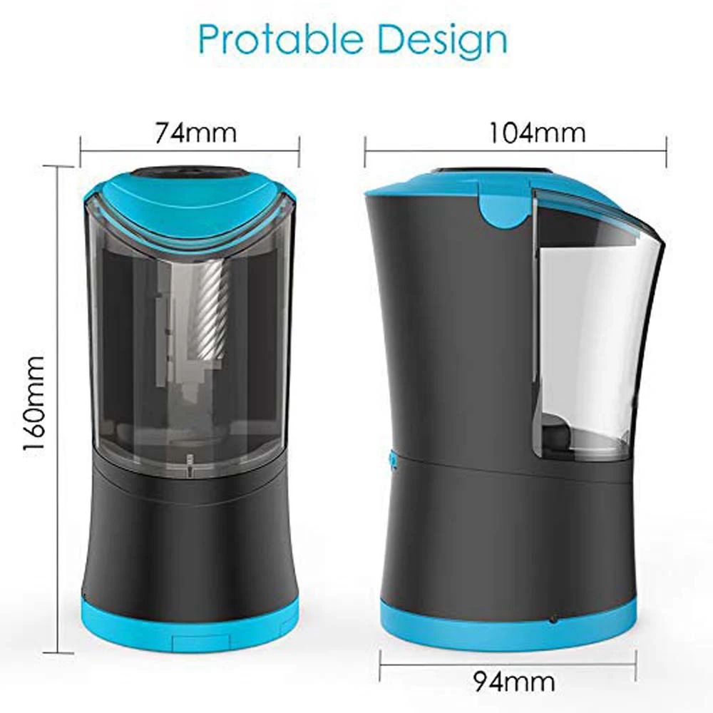 2019 Новая электрическая точилка для карандашей с прочным спиральным лезвием USB