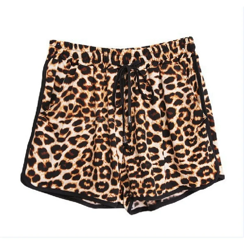 

Hotpant Women Shorts Summer Beach Charming Casual Sexy lady's Leopard Shorts Feminino Print Hotpant Pantalon Shorts Hot Sale