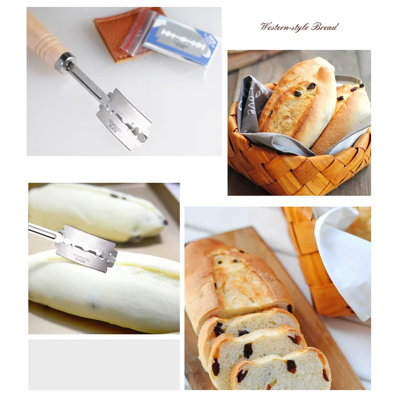 Лезвия из нержавеющей стали резак для хлеба нарезки теста с 4 лезвиями AC889 | Дом и