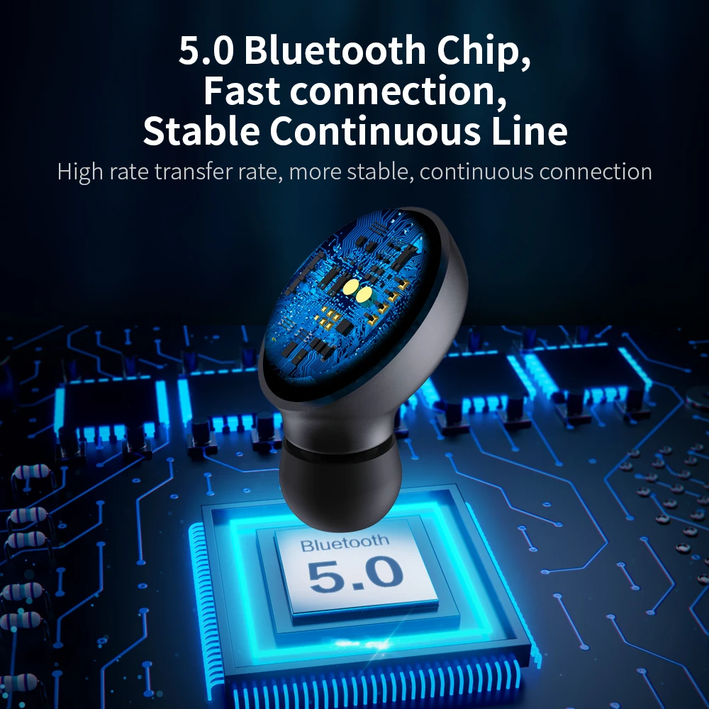 FLOVEME наушники-вкладыши TWS с 5 0 Bluetooth наушники для Xiaomi Redmi беспроводные гарнитура 3D