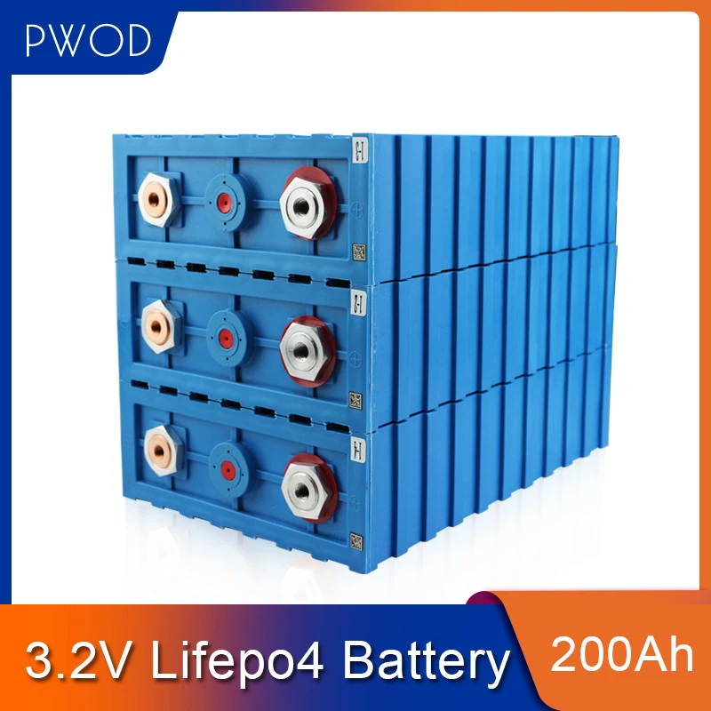 PWOD 16 шт. CALB 3 2 V 200ah LiFePO4 Батарея 48V 200AH литий железо фосфатных аккумуляторов пакеты EV