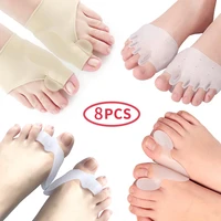 8pcs silicone bunion corrector guard orthopedic toe separators finger toe protector hallux valgus correction foot care tool