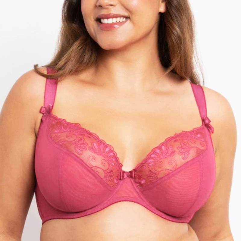 

Lace Minimizer Bras for Women Full Coverage Non Padded Underwire Female Lingerie 32 34 36 38 40 F FF G GG H HH J JJ K